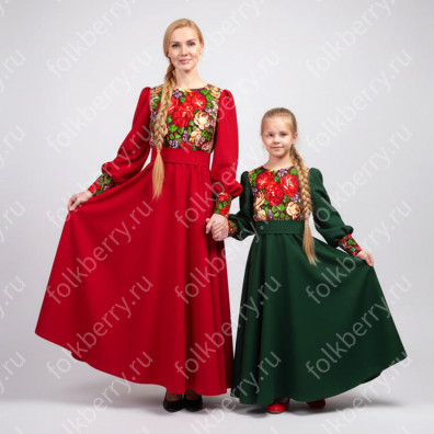 Платье Божена, красное- фото 1